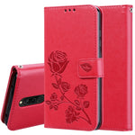 Custodia portafoglio in pelle PU rosa per Galaxy A10s