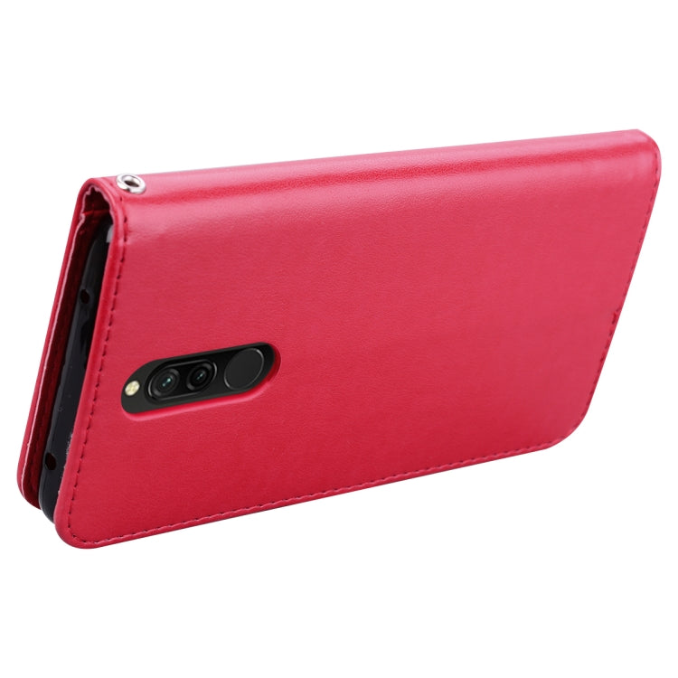 Custodia portafoglio in pelle PU rosa per Galaxy A10s