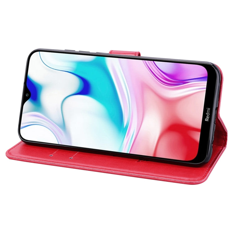 Custodia portafoglio in pelle PU rosa per Galaxy A10s