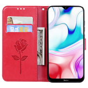 Custodia portafoglio in pelle PU rosa per Galaxy A10s