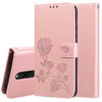 Custodia portafoglio in pelle PU rosa per Galaxy A10s