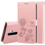 Custodia portafoglio in pelle PU rosa per Galaxy A10s