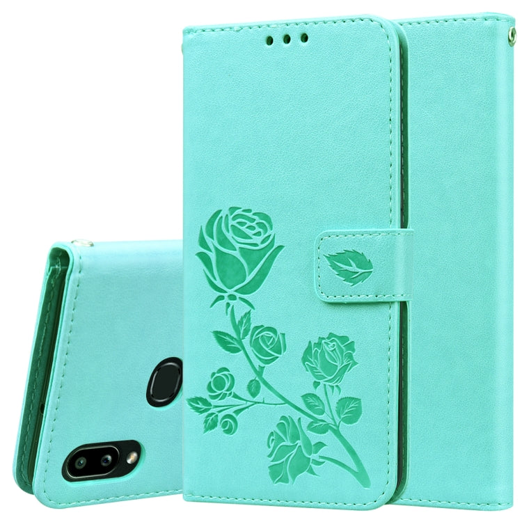 Custodia portafoglio in pelle PU rosa per Galaxy A10s