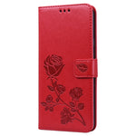 Custodia portafoglio in pelle PU rosa per Galaxy A20s