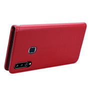 Custodia portafoglio in pelle PU rosa per Galaxy A20s
