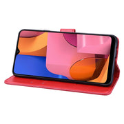 Custodia portafoglio in pelle PU rosa per Galaxy A20s