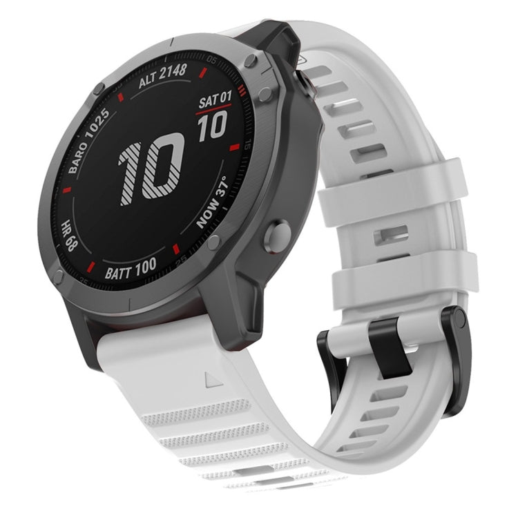 Per cinturino di ricambio per orologio intelligente in silicone Garmin Fenix 6X 26mm