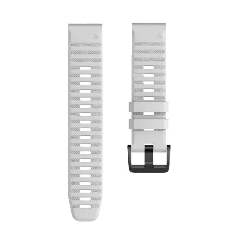 Per cinturino di ricambio per orologio intelligente in silicone Garmin Fenix 6X 26mm