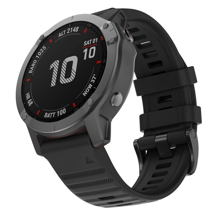 Per cinturino di ricambio per orologio intelligente in silicone Garmin Fenix 6X 26mm
