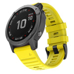 Per cinturino di ricambio per orologio intelligente in silicone Garmin Fenix 6X 26mm
