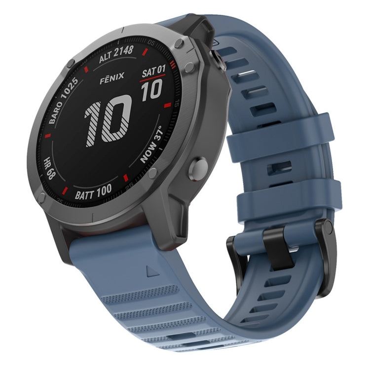 Per cinturino di ricambio per orologio intelligente in silicone Garmin Fenix 6X 26mm
