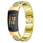 Cinturino di ricambio per cinturino in acciaio inossidabile con diamanti, For Fitbit Charge 5
