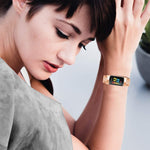 Cinturino di ricambio per cinturino in acciaio inossidabile con diamanti, For Fitbit Charge 5