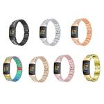Cinturino di ricambio per cinturino in acciaio inossidabile con diamanti, For Fitbit Charge 5