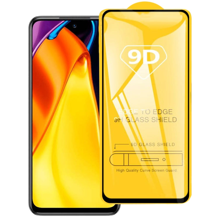 Pellicola in vetro temperato a schermo intero con colla intera 9D, For Xiaomi Redmi 8A Pro (1 PC), For Xiaomi Poco M3 Pro (1 PC), For vivo Y33s / Y76s / T1x / Y76 5G (1 PC), For vivo Y21 / Y21t / Y10 t1 / Y01 / Y21e / Y10 / Y33s 5G (1 PC)              ...