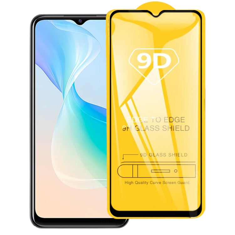 Pellicola in vetro temperato a schermo intero con colla intera 9D, For Xiaomi Redmi 8A Pro (1 PC), For Xiaomi Poco M3 Pro (1 PC), For vivo Y33s / Y76s / T1x / Y76 5G (1 PC), For vivo Y21 / Y21t / Y10 t1 / Y01 / Y21e / Y10 / Y33s 5G (1 PC)              ...