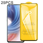 25 pellicole in vetro temperato a schermo intero con colla piena 9D, For Xiaomi Redmi 8A Pro (25 PCS), For Xiaomi Poco M3 Pro (25 PCS), For vivo Y33s / Y76s / T1x / Y76 5G (25 PCS), For vivo Y21 / Y21t / Y10 t1 / Y01 / Y21e / Y10 / Y33s 5G (25 PCS)    ...