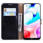 Custodia portafoglio in pelle per Xiaomi Redmi Note 8 Pro