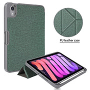 Mutural Transformers Series Custodia in pelle per tablet a ribalta orizzontale con supporto e funzione Sleep / Wake-up, For iPad mini 6 / mini 2024