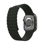 Cinturino di ricambio in silicone integrato per la serie Apple Watch, 7 41mm / 6&SE&5&4 40mm / 3&2&1 38mm, 7 45mm / 6&SE&5&4 44mm / 3&2&1 42mm