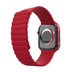Cinturino di ricambio in silicone integrato per la serie Apple Watch, 7 41mm / 6&SE&5&4 40mm / 3&2&1 38mm, 7 45mm / 6&SE&5&4 44mm / 3&2&1 42mm