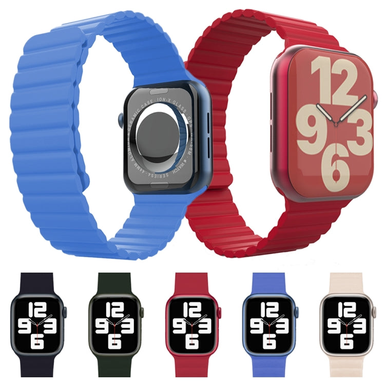 Cinturino di ricambio in silicone integrato per la serie Apple Watch, 7 41mm / 6&SE&5&4 40mm / 3&2&1 38mm, 7 45mm / 6&SE&5&4 44mm / 3&2&1 42mm