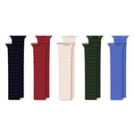 Cinturino di ricambio in silicone integrato per la serie Apple Watch, 7 41mm / 6&SE&5&4 40mm / 3&2&1 38mm, 7 45mm / 6&SE&5&4 44mm / 3&2&1 42mm