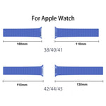 Cinturino di ricambio in silicone integrato per la serie Apple Watch, 7 41mm / 6&SE&5&4 40mm / 3&2&1 38mm, 7 45mm / 6&SE&5&4 44mm / 3&2&1 42mm