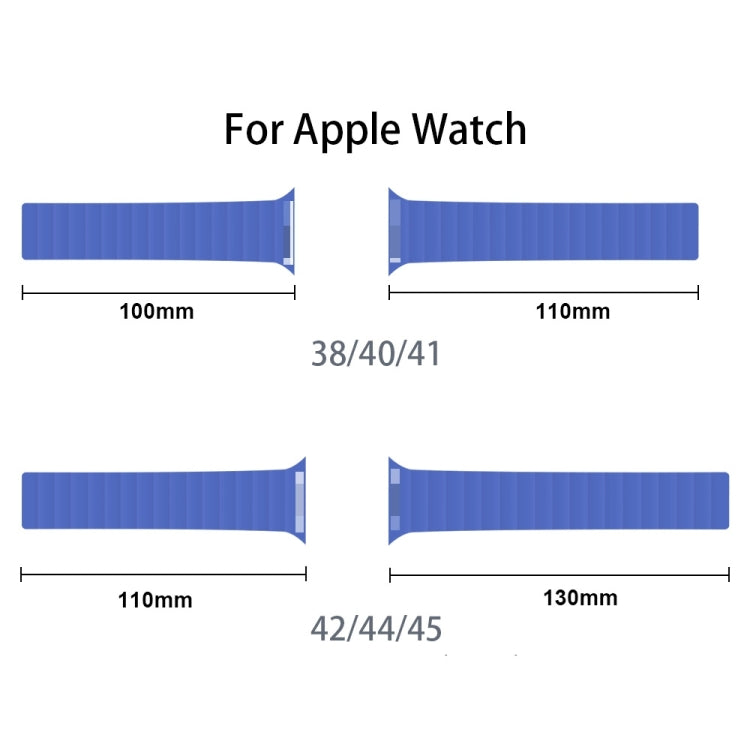 Cinturino di ricambio in silicone integrato per la serie Apple Watch, 7 41mm / 6&SE&5&4 40mm / 3&2&1 38mm, 7 45mm / 6&SE&5&4 44mm / 3&2&1 42mm