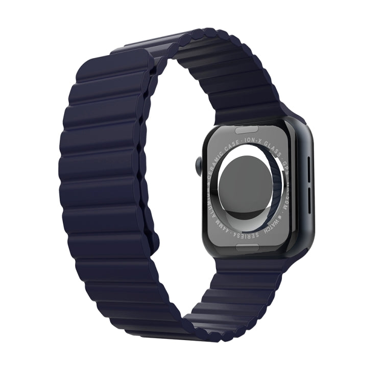 Cinturino di ricambio in silicone integrato per la serie Apple Watch, 7 41mm / 6&SE&5&4 40mm / 3&2&1 38mm, 7 45mm / 6&SE&5&4 44mm / 3&2&1 42mm