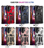 Armatura antiurto TPU + custodia protettiva magnetica per PC con supporto, For Samsung Galaxy S22 Ultra 5G, For Motorola Edge (2021)