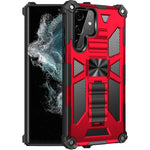 Armatura antiurto TPU + custodia protettiva magnetica per PC con supporto, For Samsung Galaxy S22 Ultra 5G, For Motorola Edge (2021)