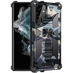 Camouflage Armor TPU antiurto + custodia protettiva magnetica per PC con supporto, For Samsung Galaxy S22 Ultra 5G, For Motorola Edge (2021)