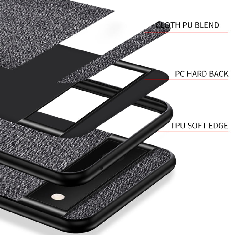 Tessuto antiurto Texture PC + custodia protettiva in TPU, For Motorola Moto G30, For Google Pixel 6, For Google Pixel 6 Pro