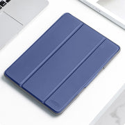 Mutural Custodia in pelle per tablet a ribalta orizzontale con supporto e slot per penna, For iPad mini 6 / mini 2024