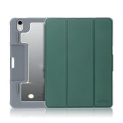 Mutural Custodia in pelle per tablet a ribalta orizzontale con supporto e slot per penna, For iPad mini 6 / mini 2024