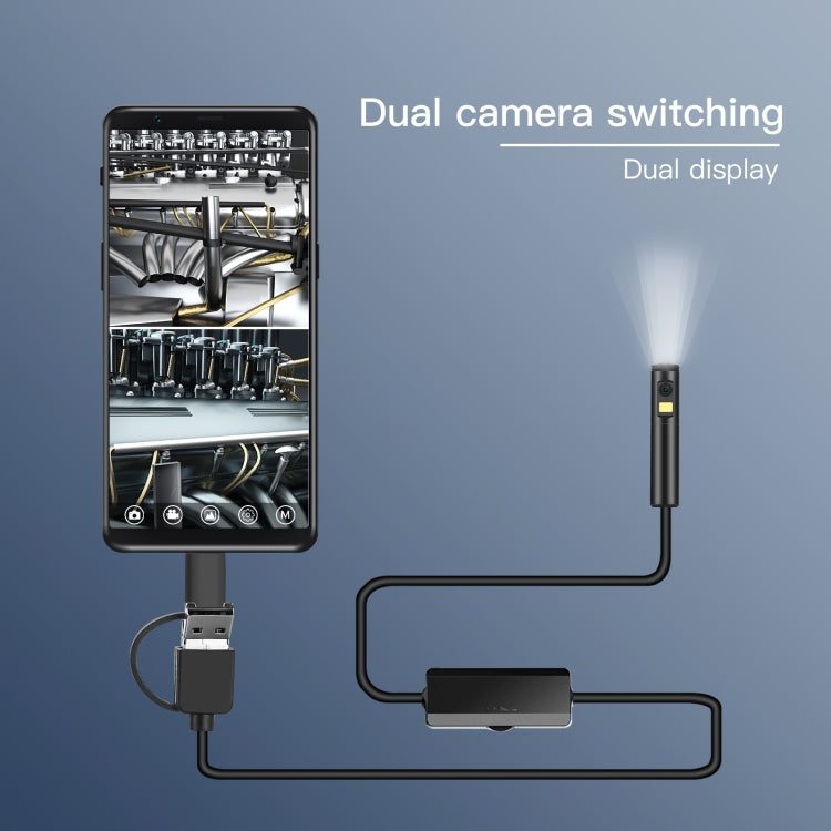Endoscopio digitale 3 in 1 USB-C Micro USB IP68 5,5 mm