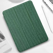 Mutural Custodia in pelle per tablet a vibrazione orizzontale con trama in tessuto serie YASHI, For iPad mini 6 / mini 2024, For iPad mini 6