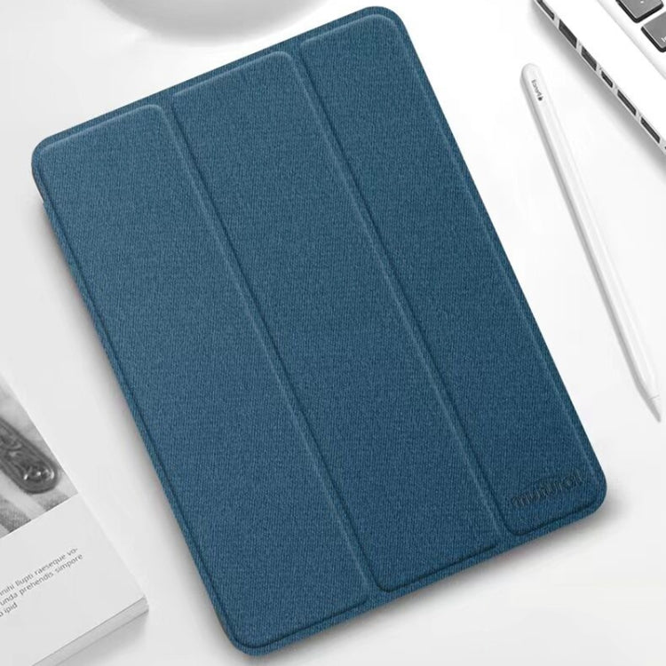 Custodia in pelle TPU per iPad mini 6 2024 con trama tessuto