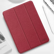 Mutural Custodia in pelle per tablet a vibrazione orizzontale con trama in tessuto serie YASHI, For iPad mini 6 / mini 2024, For iPad mini 6