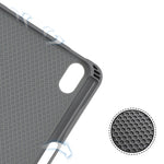 Custodia in pelle TPU per iPad mini 6 2024 con trama tessuto