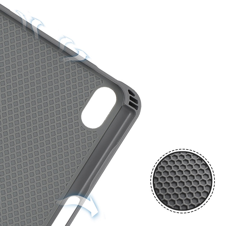Custodia in pelle TPU per iPad mini 6 2024 con trama tessuto