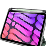 Custodia in pelle TPU per iPad mini 6 2024 con trama tessuto