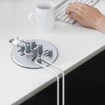 Base fissa magnetica in lega di alluminio per laptop e smartphone