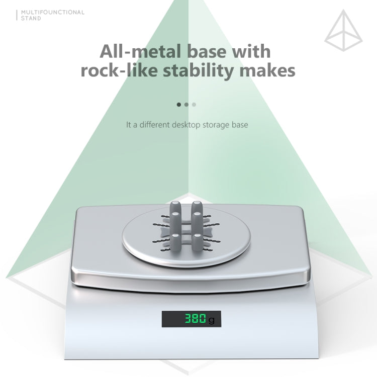 Base fissa magnetica in lega di alluminio per laptop e smartphone