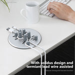 Base fissa magnetica in lega di alluminio per laptop e smartphone