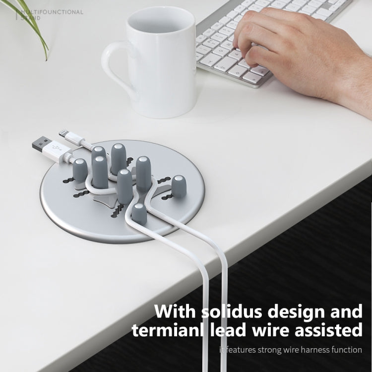 Base fissa magnetica in lega di alluminio per laptop e smartphone