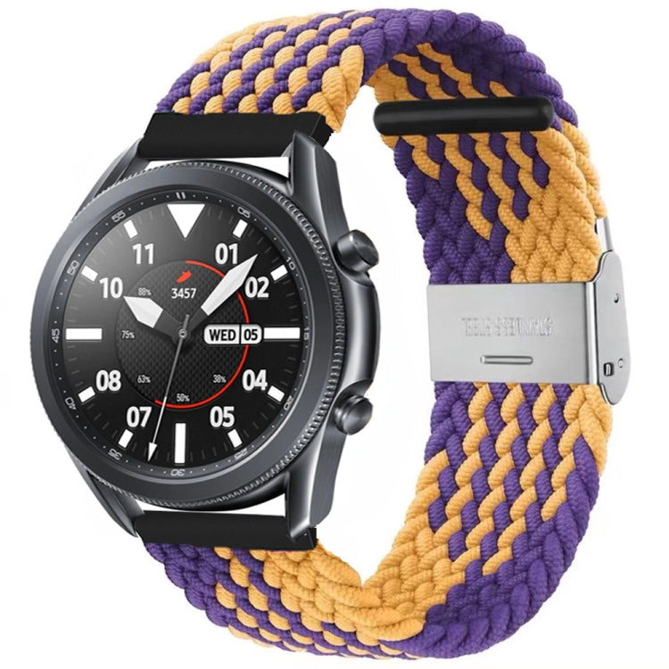 Cinturino con fibbia in metallo intrecciato in nylon universale da 22 mm, 22mm