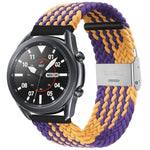Cinturino con fibbia in metallo intrecciato in nylon universale da 22 mm, 22mm