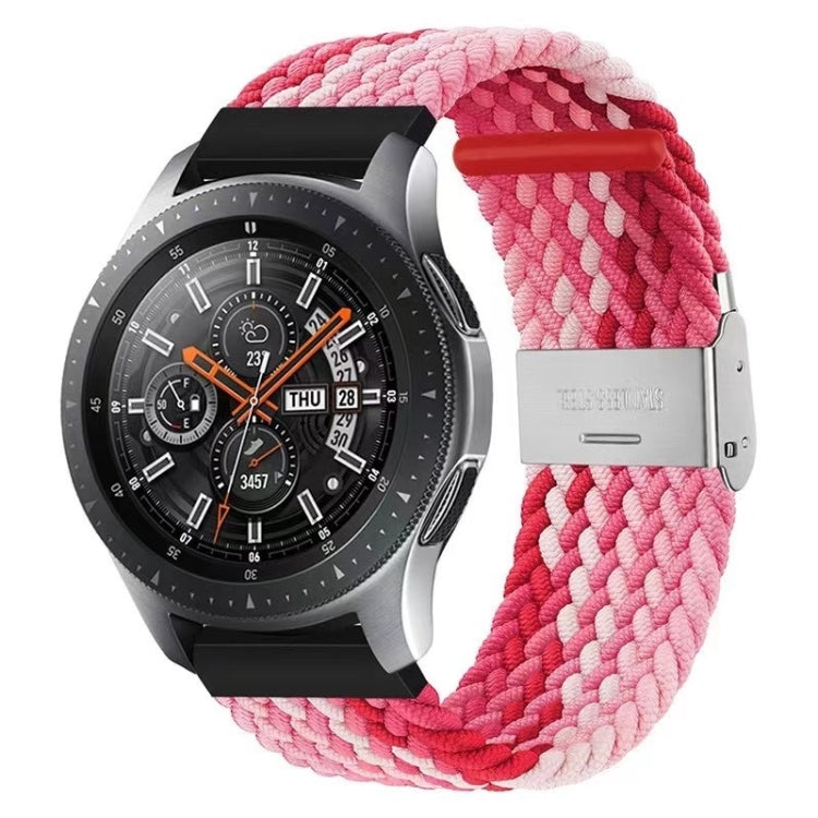 Cinturino con fibbia in metallo intrecciato in nylon universale da 22 mm, 22mm